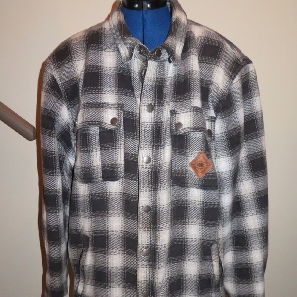 Harley-Davidson Plain Overshirt Flannel Jacket